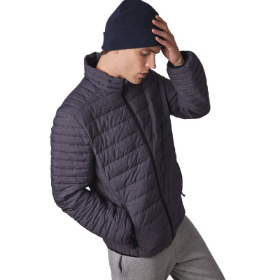 Recycled microfleece beanie with turn-up